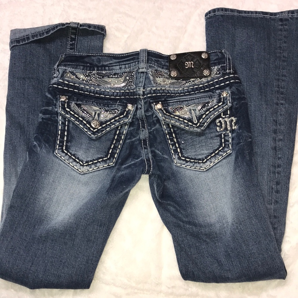 sparkly cute miss me jeans